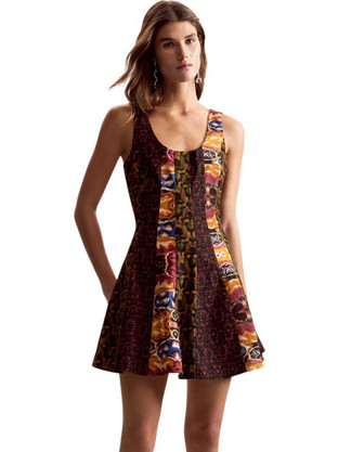Desigual Mini Καλοκαιρινό Βραδινό Φόρεμα Πολύχρωμο 26SWVW58-4086