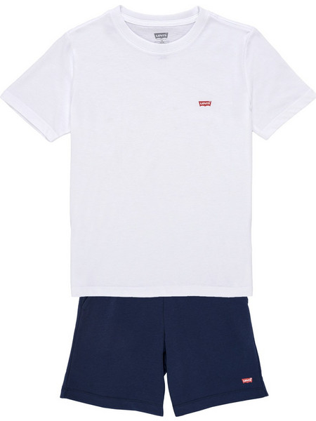 Levi's Παιδικό Σετ για Αγόρι Καλοκαιρινό Λευκό Navy Μπλε 8EK813-W1T