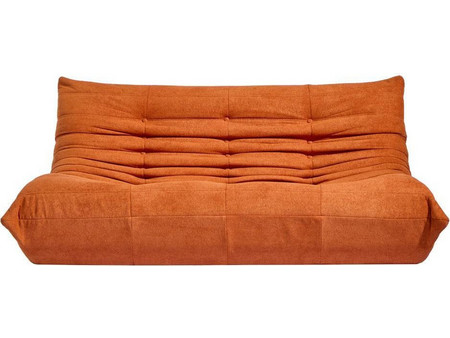 Nextdeco Compressed Τριθέσιος Καναπές Πορτοκαλί 174x102x70cm 36341-13
