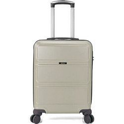 Benzi BZ5739 Βαλίτσα Καμπίνας 55x39x20cm με 4 Ρόδες Μπεζ