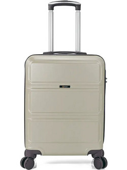 Benzi BZ5739 Βαλίτσα Καμπίνας 55x39x20cm με 4 Ρόδες Μπεζ