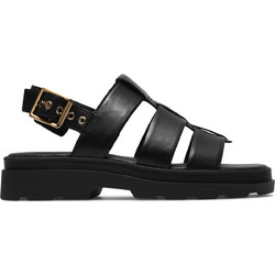 Clarks Orinoco3 Δερμάτινα Γυναικεία Σανδάλια Μαύρα 26186490