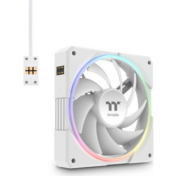 Thermaltake TS120 EX Case Fan 120mm RGB με Σύνδεση 3-Pin 4-Pin PWM 3τμχ White