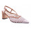 Laura Biagiotti Γόβες Slingback Δερμάτινες με Χοντρό Χαμηλό Τακούνι Ταμπά LB-9677