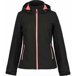 Icepeak Brenham Γυναικείο Μπουφάν Softshell Μακρύ Αδιάβροχο Αντιανεμικό Μαύρο 8-54970-682-996