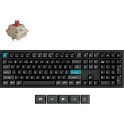 Keychron Q6 Ultra 8K Ασύρματο Μηχανικό Gaming Πληκτρολόγιο με Keychron Silk POM Red Διακόπτες RGB Black