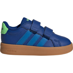 Adidas Grand Court 3.0 Παιδικά Sneakers Navy Μπλε Lime JP9374