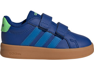 Adidas Grand Court 3.0 Παιδικά Sneakers Navy Μπλε Lime JP9374