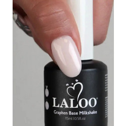 Laloo Graphen Milkshake Base Coat Ημιμόνιμο Βερνίκι Νυχιών 15ml