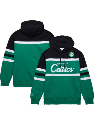 Mitchell & Ness Ανδρικό Αθλητικό Φούτερ με Κουκούλα Πράσινο FPHD6293-BCEYYPPPKYGN