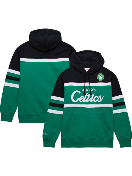 Mitchell & Ness Ανδρικό Αθλητικό Φούτερ με Κουκούλα Πράσινο FPHD6293-BCEYYPPPKYGN