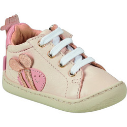 Easy Παιδικά Sneakers Μποτάκια Μπεζ Ροζ ANZ52B-37