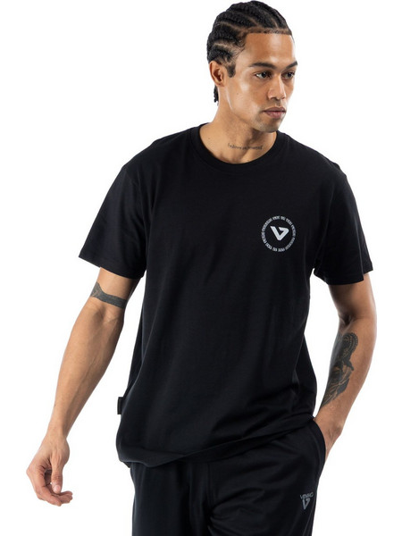 Venimo Ανδρικό Αθλητικό T-Shirt Μαύρο 126MSS-757-071