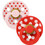 BIBS Studio Colour Πιπίλες Καουτσούκ 0-6m Polka Blossom Candy Apple 2τμχ