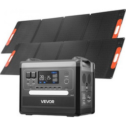 Vevor KZSCNDYTJZDTMIYY2001V2 KZSCNDYTJZDTMIYY2001V2 Power Station 2160Wh 4xAC 3xDC 2xUSB-A 2xUSB-C