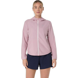 ASICS Core Αθλητικό Γυναικείο Μπουφάν Softshell Μακρύ Αντιανεμικό Ροζ 2012D180-702