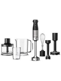 Kenwood Triblade XL Pro Stabmixer HBM80.322BK Ραβδομπλέντερ με Ανοξείδωτη Ράβδο 1200W