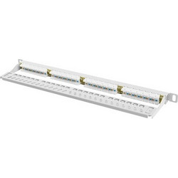 Lanberg PPU6-0024-S Ethernet Patch Panel Rack 0.5U 24 Θυρών Cat.6 Unshielded UTP