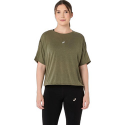 ASICS Nagino Run SS Γυναικείο Αθλητικό T-Shirt Χακί 2012D140-300