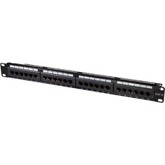 LogiLink NP0004A Ethernet Patch Panel Rack 1U 19" 24 Θυρών Cat.6 Unshielded