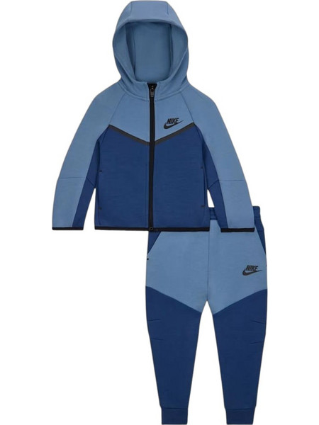Nike Παιδικό Σετ Φόρμας Navy Μπλε Γαλάζιο 86M880-U1T