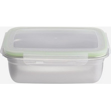 Chios Hellas Δοχείο Φαγητού Inox 850ml Γκρι Διαφανές Πράσινο