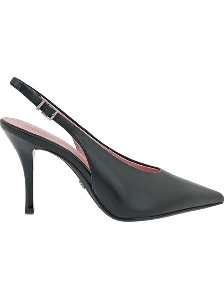 Tamaris Γόβες Slingback Δερμάτινες με Τακούνι Στιλέτο Μαύρες 1-29642-46-003