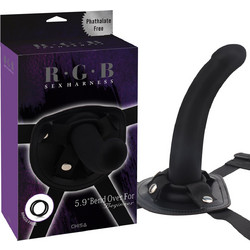 Chisa Novelties RGB Bend Over Beginner Harness Strap On με Dildo 15cm Μαύρο