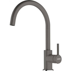 Franke Lina XL Standard 115.0626.022 Μπαταρία Κουζίνας Πάγκου Διπλής Παροχής Ανάμεικτη Γκρι