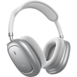 Hoco W68 Calma Ασύρματα Bluetooth Ακουστικά Over Ear με Noise Cancelling Ασημί