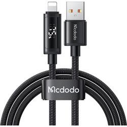 Mcdodo CA-7970 Braided USB-A to Lightning Cable 1.2m Black