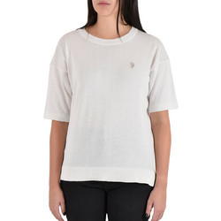 U.S. Polo Assn. Γυναικεία Πλεκτή Μπλούζα Εκρού US41373012-401