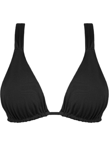 Rock Club Bikini Top Τριγωνάκι με Ενίσχυση Μαύρο BP-2459-001