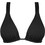 Rock Club Bikini Top Τριγωνάκι με Ενίσχυση Μαύρο BP-2459-001