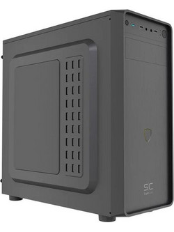 Supercase 185-G2 Black Midi Tower Κουτί Υπολογιστή