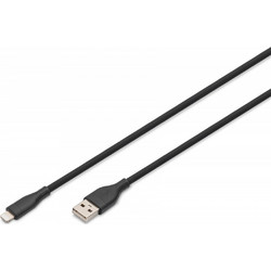 Digitus AK-600108-005-S USB-A to Lightning Cable 12W 1m Black