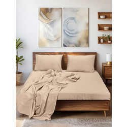 MADI Σεντόνι Μονό με Λάστιχο 100x200+35 Sleek Beige
