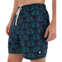Hurley Ανδρικό Μαγιό Σορτς με Σχέδια Navy Μπλε MBEU00015-451