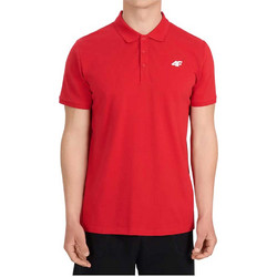 4F Ανδρική Αθλητική Μπλούζα Polo Κόκκινη 4FWMM00TPTSM0771-62S