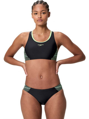 Speedo Αθλητικό Bikini Set Μπουστάκι Μαύρο 8-005208003