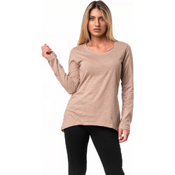 Bodymove Γυναικείο Αθλητικό T-Shirt Μπεζ 1158-2