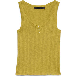 Vero Moda Γυναικείο Καλοκαιρινό Crop Top Χακί 10343671