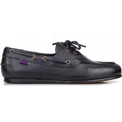 Sebago Owen Ανδρικά Μοκασίνια Boat Shoes Δερμάτινα Μαύρα 72131IW