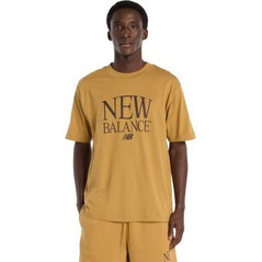 New Balance Ανδρικό Αθλητικό T-Shirt Καφέ MT61X6EQ-ABG