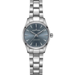 Hamilton Jazzmaster Γυναικείο Ρολόι με Ασημί Μεταλλικό Μπρασελέ H32301141