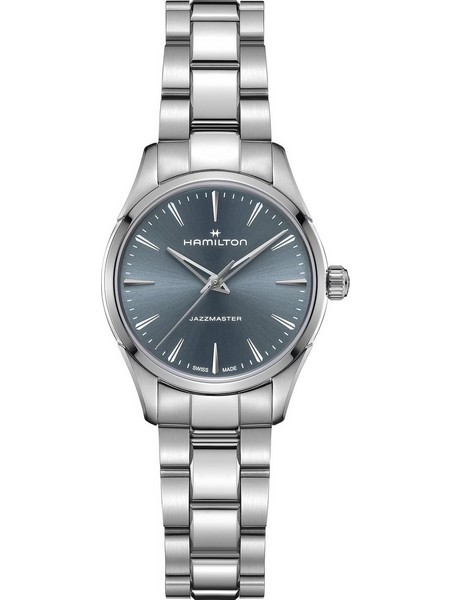 Hamilton Jazzmaster Γυναικείο Ρολόι με Ασημί Μεταλλικό Μπρασελέ H32301141