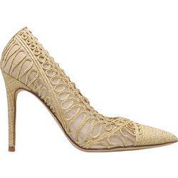 Nine West FRISTA2 Γόβες με Τακούνι Στιλέτο Χρυσές 11-110