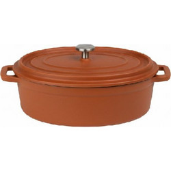 Espiel Volcano Κεραμιδί Μαντεμένια Κατσαρόλα Εμαγιέ 16cm 0.3lt