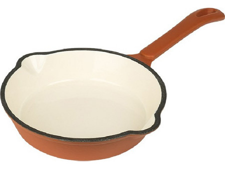 Espiel Volcano Τηγάνι Αλουμινίου Εμαγιέ Επίστρωση 20x20cm SAC123 Κεραμιδί