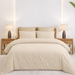Astron Σετ Σεντόνια Μονά Βαμβακερά 175x260 Emily Beige